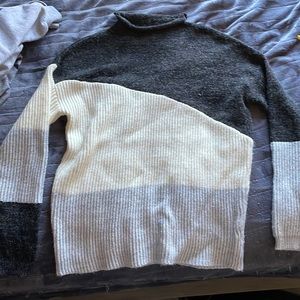 Gray, white and black sweater Item & Thread brand size S